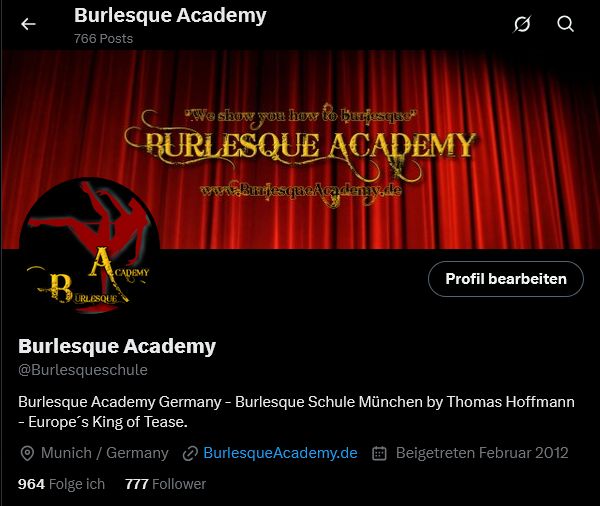 Tweets by Burlesque Academy